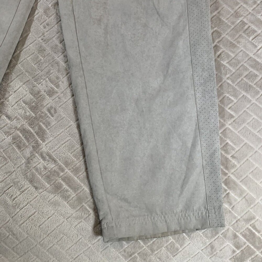 Perry Ellis America Mens XL Activewear Pants Gray Faux Suede Breathable Straight - Picture 4 of 11